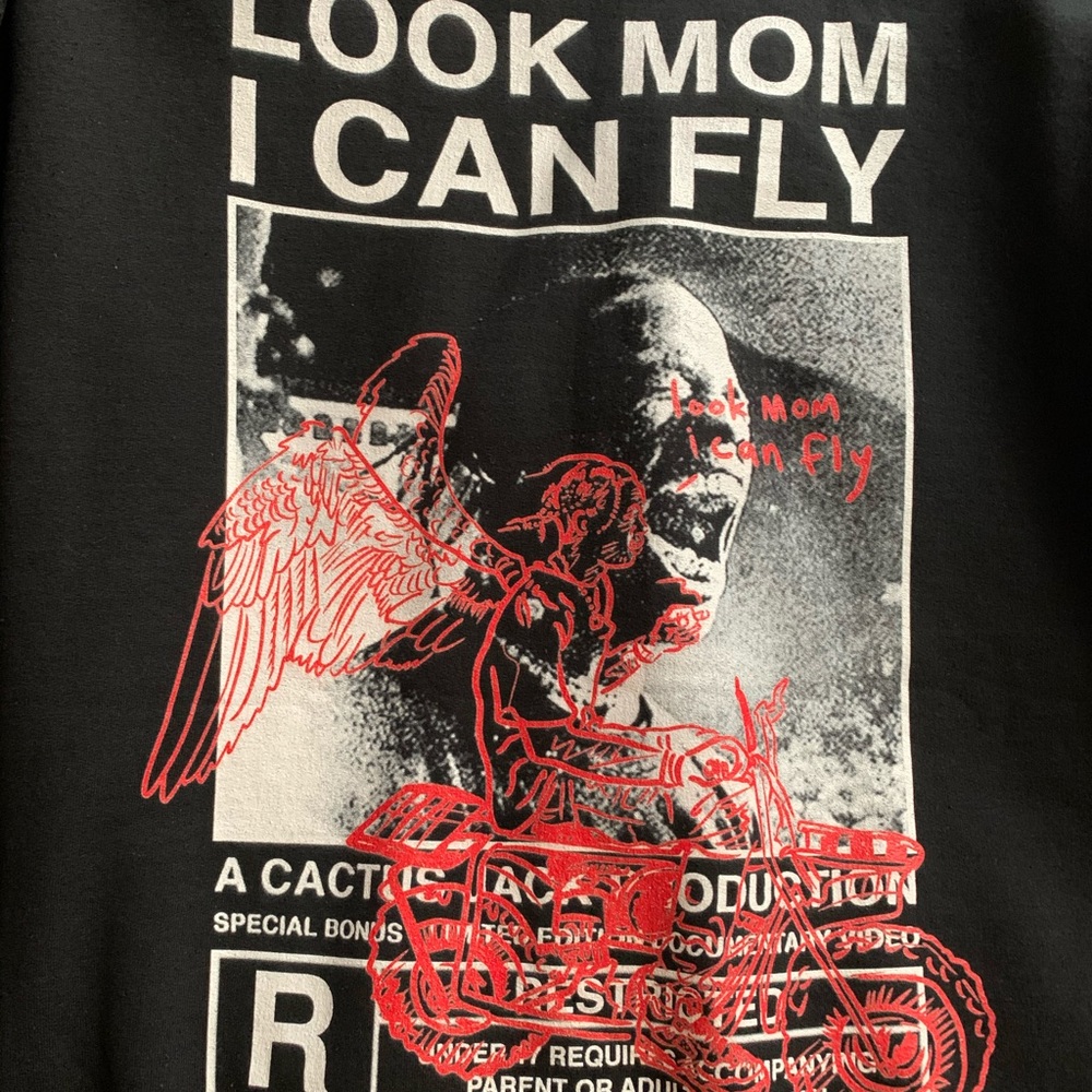 Travis Scott look mom I can fly hoodie